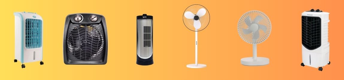 Fans and aircon units